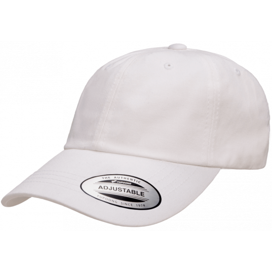 Кепка FlexFit 6245CM Dad Hat - White Кепка FlexFit 6245CM Dad Hat - White